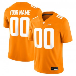 Men Custom Tennessee Orange TN Vols #00 Game Jerseys