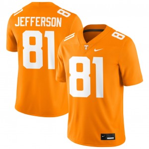 Men Amari Jefferson Tennessee Orange UTK #81 Replica Jersey