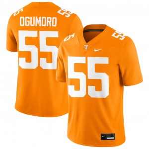 Men Antoni Ogumoro Tennessee Orange TN Vols #55 Official Jerseys