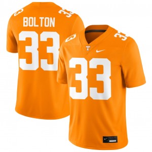 Men Ben Bolton Tennessee Orange UT Vols #33 Embroidery Jerseys