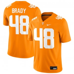 Men Bennett Brady Tennessee Orange TN Volunteers #48 University Jersey