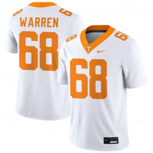 Men Bennett Warren White TN Volunteers #68 Alumni Jersey