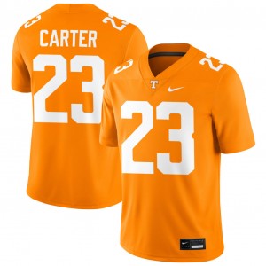 Men Boo Carter Tennessee Orange Tenn Vols #23 Replica Jerseys
