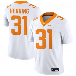 Men Caleb Herring White UT Vols #31 Player Jerseys