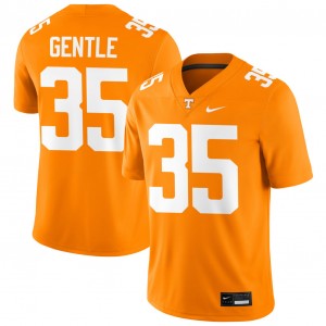 Men Carson Gentle Tennessee Orange Tennessee Vols #35 Embroidery Jerseys