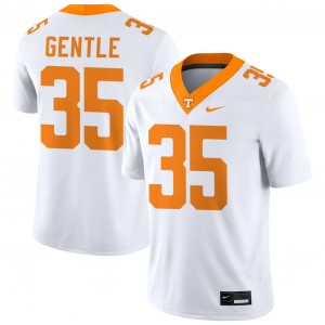 Men Carson Gentle White Vols #35 Stitched Jerseys