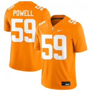 Men Charlie Powell III Tennessee Orange TN Vols #59 University Jerseys