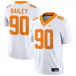 Men Dominic Bailey White Tennessee Volunteers #90 Game Jerseys