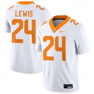 Men Dylan Lewis White TN #24 Official Jerseys