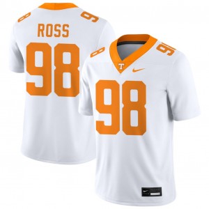 Men Jackson Ross White Tennessee #98 High School Jerseys