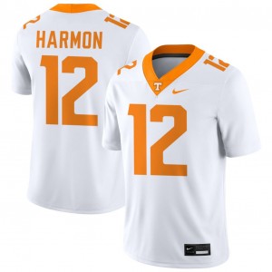 Men Jaedon Harmon White UT Volunteers #12 NCAA Jersey