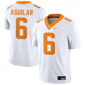Men Joey Aguilar White TN #6 2025-26 Jersey
