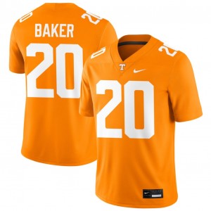 Men Justin Baker Tennessee Orange TN Volunteers #20 2025-26 Jerseys