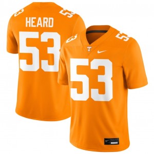 Men Lance Heard Tennessee Orange UT Volunteers #53 High School Jersey