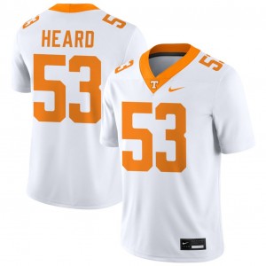 Men Lance Heard White Tennessee Vols #53 Alumni Jerseys