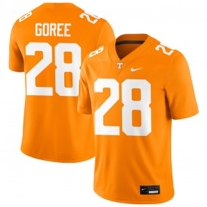 Men Marcus Goree Jr. Tennessee Orange Tennessee #28 2025 Jersey