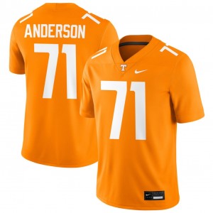 Men Max Anderson Tennessee Orange Tenn Vols #71 Alumni Jersey