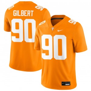 Men Max Gilbert Tennessee Orange UT Volunteers #90 Official Jersey
