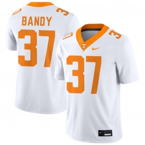 Men Montrell Bandy White Tenn #37 Embroidery Jersey