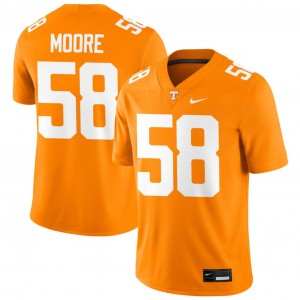 Men Nic Moore Tennessee Orange University Of Tennessee #58 Stitched Jerseys