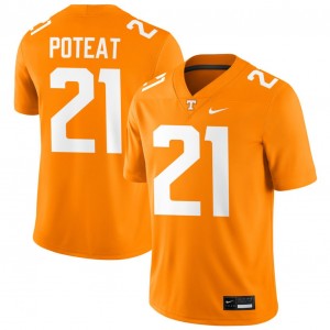 Men Tre Poteat Tennessee Orange UTK #21 Alumni Jerseys