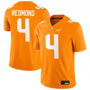 Men Ty Redmond Tennessee Orange UT #4 Embroidery Jersey