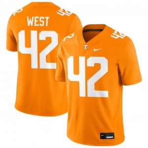 Men Tyre West Tennessee Orange Tenn #42 Official Jerseys