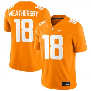 Men Tyree Weathersby Tennessee Orange UT Vols #18 2025 Jerseys