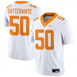Men William Satterwhite White The Volunteer State #50 NCAA Jersey