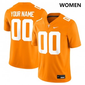 Women Custom Tennessee Orange Vols #00 2025-26 Jersey