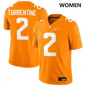Women Andre Turrentine Tennessee Orange Tennessee #2 2025 Jersey