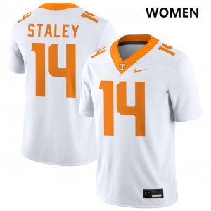 Women Braylon Staley White TN #14 2025 Jersey