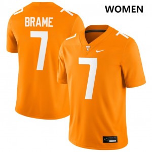 Women DaSaahn Brame Tennessee Orange Tennessee #7 Alumni Jerseys