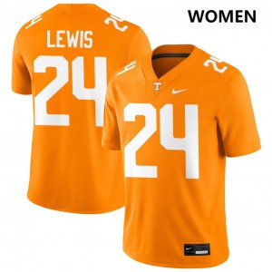 Women Dylan Lewis Tennessee Orange UTK #24 2025 Jersey