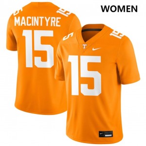 Women George MacIntyre Tennessee Orange Tenn #15 Replica Jerseys
