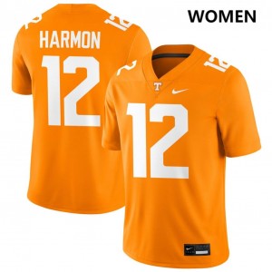 Women Jaedon Harmon Tennessee Orange Tennessee #12 Alumni Jerseys