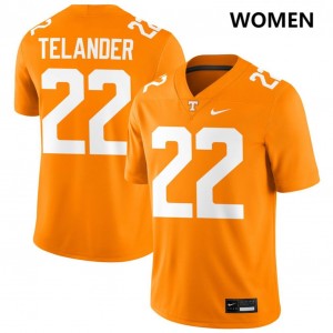 Women Jeremiah Telander Tennessee Orange Tennessee Volunteers #22 University Jersey