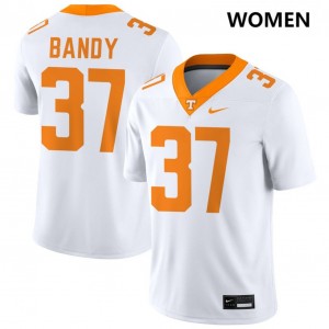 Women Montrell Bandy White The Volunteer State #37 Limited Jerseys