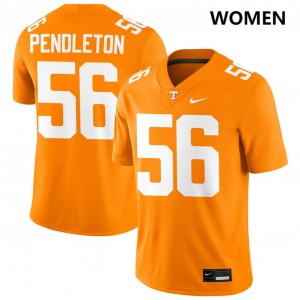 Women Sam Pendleton Tennessee Orange Tennessee Vols #56 Limited Jersey