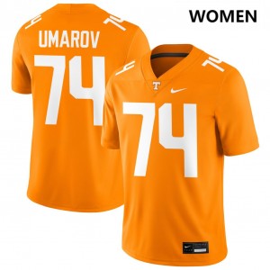 Women Shamurad Umarov Tennessee Orange Vols #74 Embroidery Jersey
