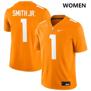Women Travis Smith Jr. Tennessee Orange UT #1 Stitched Jerseys