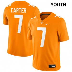 Youth Arion Carter Tennessee Orange UT #7 NCAA Jersey