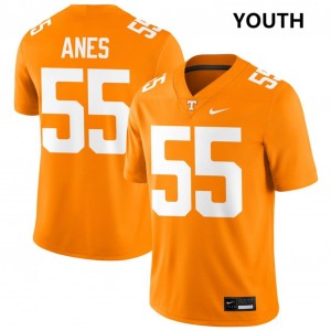 Youth Brenden Anes Tennessee Orange UT Volunteers #55 2025 Jerseys