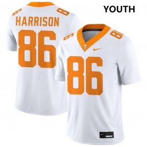 Youth Cole Harrison White Tenn #86 Alumni Jerseys