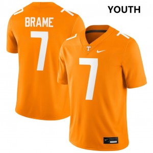 Youth DaSaahn Brame Tennessee Orange TN Vols #7 Stitched Jerseys
