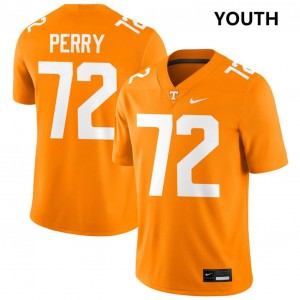 Youth Jesse Perry Tennessee Orange University Of Tennessee #72 Limited Jersey