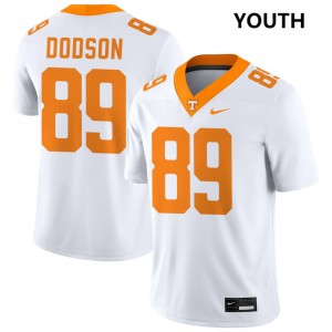 Youth Joakim Dodson White TN Vols #89 2025 Jersey