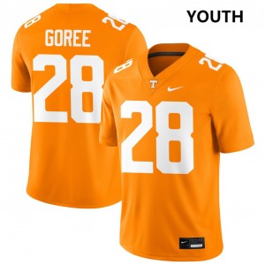 Youth Marcus Goree Jr. Tennessee Orange The Volunteer State #28 Limited Jerseys