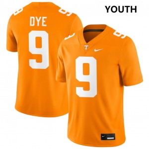 Youth Mariyon Dye Tennessee Orange Tenn #9 Official Jerseys