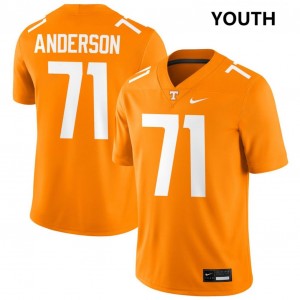 Youth Max Anderson Tennessee Orange UT Vols #71 NCAA Jersey